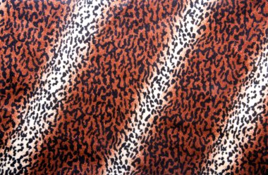 Leopar deri desen Faux kürk kumaş üzerine