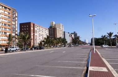 durban beachfront boş park alanında