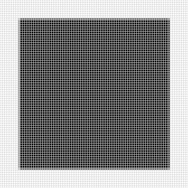 Square. The simple geometric pattern of black squares with shadowed frame. Set of dot patterns. Halftone pattern for the posters, banners, leaflets. — Stock Photo, Image