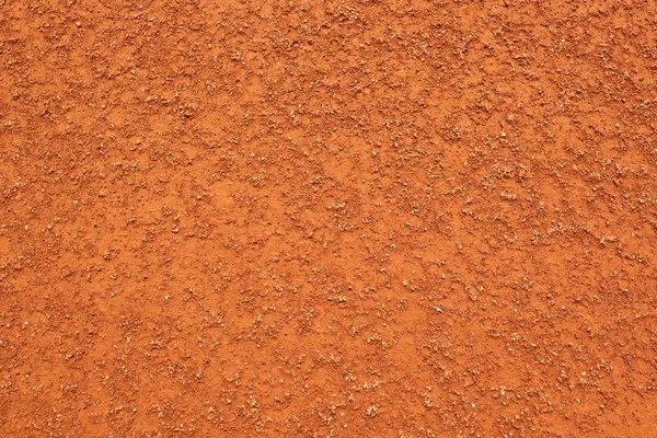 Száraz vörös zúzott tégla felület, teniszpálya — Stock Fotó