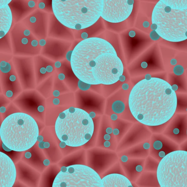 Ilustrační Virová Infekce Krvi Pacienta Virus Hepatitidy Virus Chřipky H1N1 — Stock fotografie