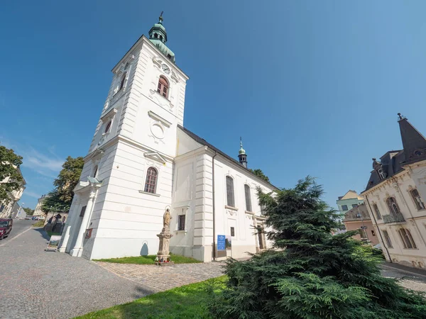 Iglesia Santa Ana Jablonec Nad Nisou Septiembre 2020 Iglesia Con —  Fotos de Stock