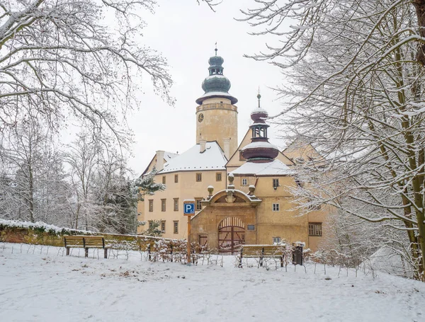 Winterburg Lemberk Bei Jablonne Podjestedi Nordböhmen Tschechische Republik — Stockfoto