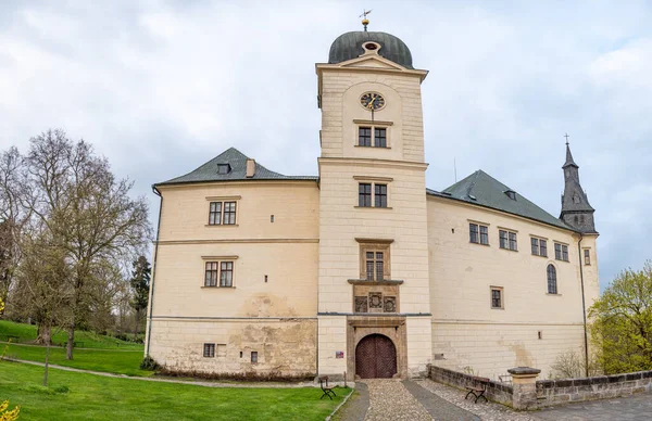 Hruby Rohozec Castle Panorama 1St May 2021 Turnov Czech Republic — Stock Photo, Image