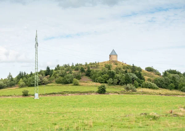 Kulatá Kaple Neposkvrněného Početí Panny Marie Vrcholu Mednického Vrchu Památník — Stock fotografie