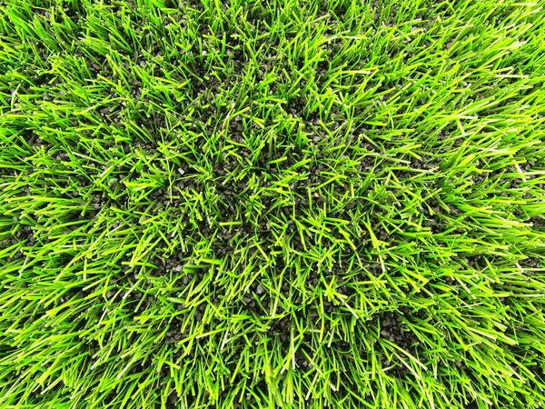 查看到塑料草，人工果岭草坪纹理背景 — 图库照片