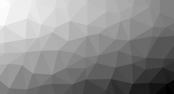 Abstract triangle geometrical black and white background — Stock Photo, Image