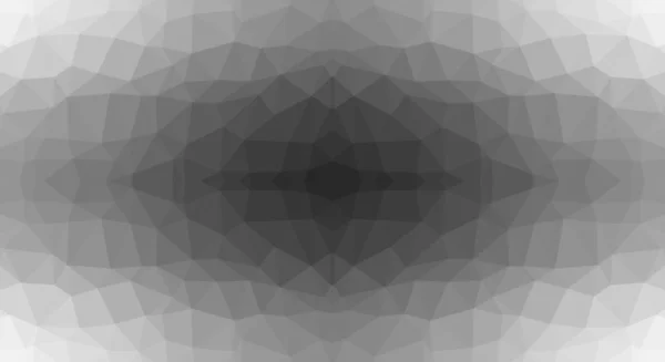 Abstract triangle geometrical black and white background — Stock Photo, Image