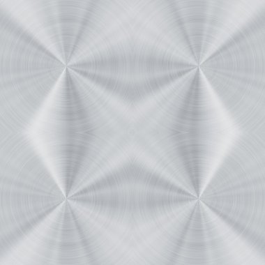 Doku veya arka plan düz sac metal cilalı halkalar oluşturulan