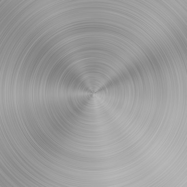 Doku veya arka plan düz sac metal cilalı halkalar oluşturulan