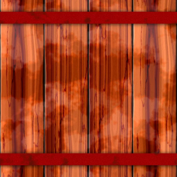 Texture of colorful wooden fence or floor. Brown, red, orange, yellow, rusty metal beam — Stock Photo, Image