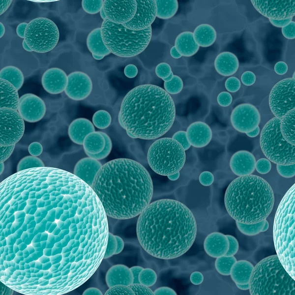 Esferas de bactérias ou vírus — Fotografia de Stock