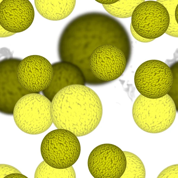 Бактерії або вірусні сфери — стокове фото