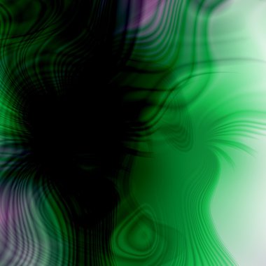 Uzun kavisli akışları ile bir tutam içine renkli lekeler soyut karışımı. Beyaz backgrond renkleri enerjinin serbest