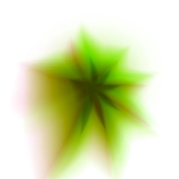 Abstracte mix van kleurrijke vlekken in één tuft met lange gebogen stromen. Release van kleuren energie in witte backgrond — Stockfoto
