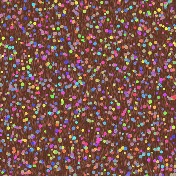 Літаючі кульки та повітряні кулі над тонкими коричневими світловими променями в безшовній текстурі — стокове фото