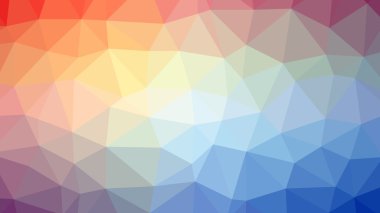 Soyut üçgen geometrik ve yelpazenin renkleri arka plan, prizmatik şekilleri