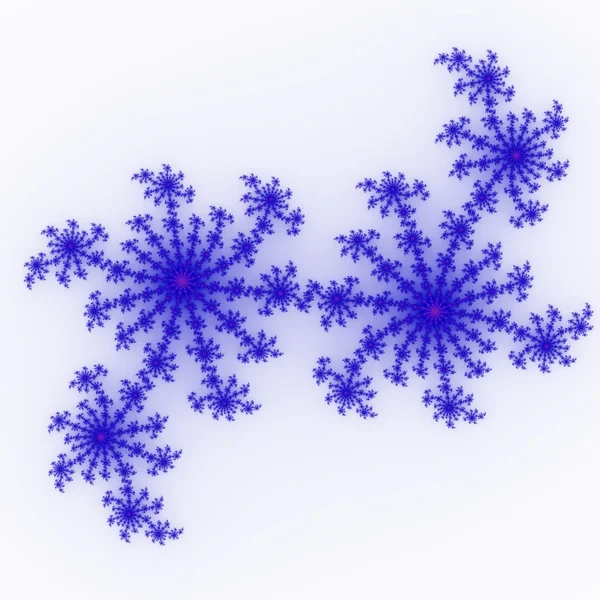 Populaire fractal ornamenten op witte achtergrond. — Stockfoto