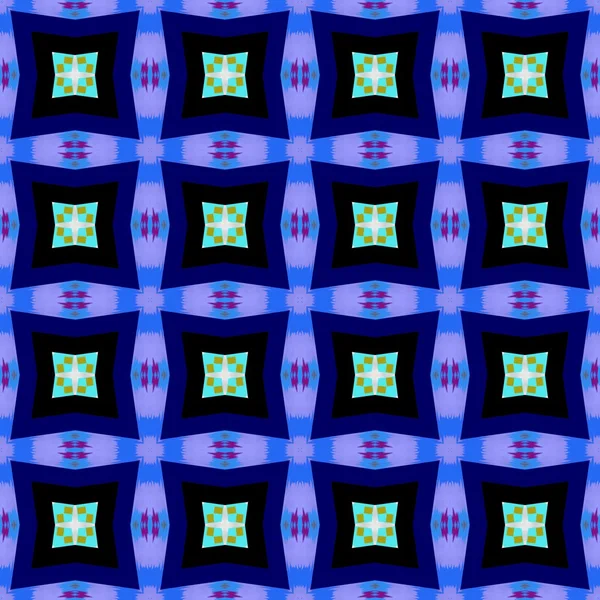 Abstract dark blue Background, raster illustration in frame — Zdjęcie stockowe
