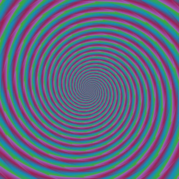 Colorato ipnotico retrò modello a spirale senza cuciture — Foto Stock