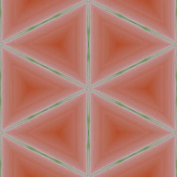Licht groene vierkant en rechthoek, frames in roze achtergrond. Grappige fantasie met fractal software. — Stockfoto