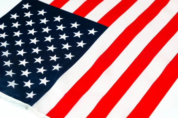 Sluit Vlag Van Verenigde Staten Van Amerika Afbeelding Van Amerikaanse — Stockfoto