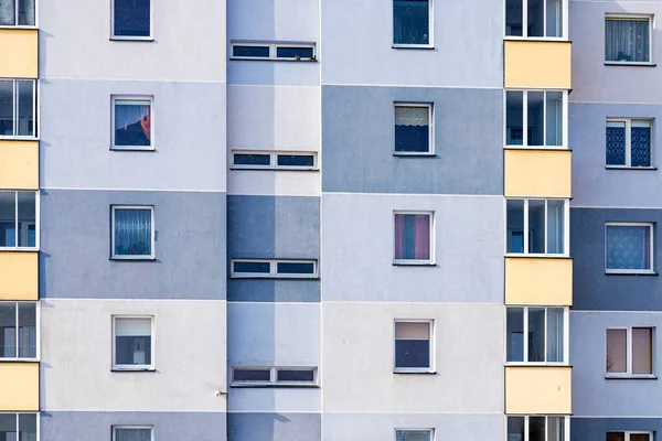 Fragment apartment flat building exterior. Detail of New luxury house and home complex. Part of City Real estate property and condo architecture.