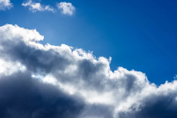 Dramatic Blue Sky White Cloud Clouds Background — Stock Photo, Image