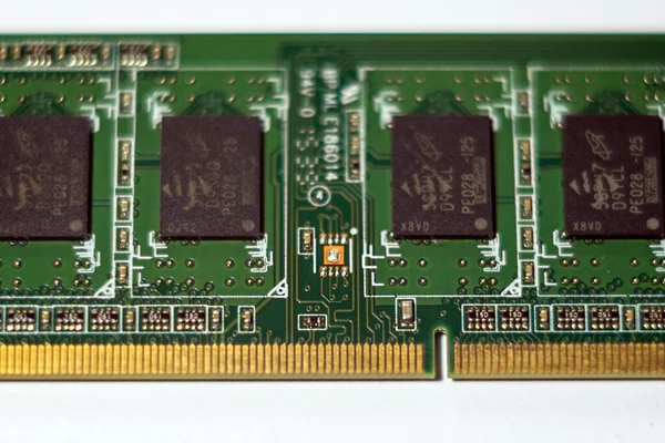 Details of computer memory computer RAM, system, main memory, random access memory, internal memory, onboard, computer detail, closeup.