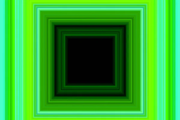 Abstract Psychedelic Square Background Green Black Vibrant Colors Virtual Reality — Stock Photo, Image