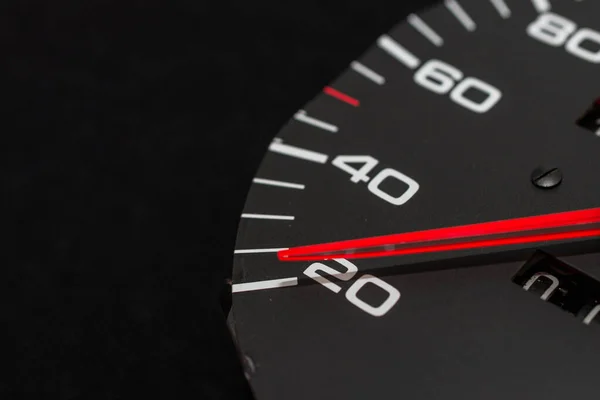Ταχύμετρο Αυτοκίνητο Αυτοκίνητο Ταμπλό Dashboard Λεπτομέρειες Λυχνίες Ένδειξης Dashboard Ταχύμετρο — Φωτογραφία Αρχείου