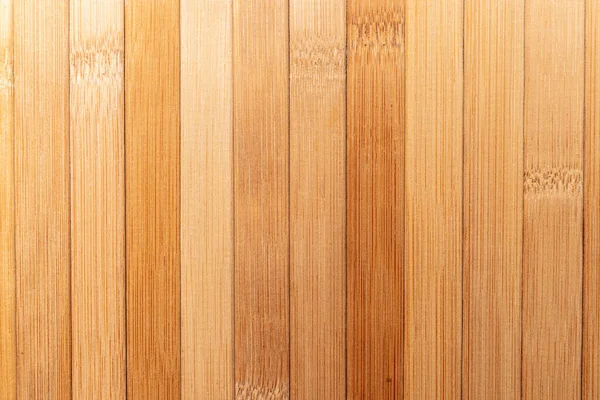 Fundo Feito Vertical Amarelo Bambu Laths Texture Fundo Bambu Marrom — Fotografia de Stock