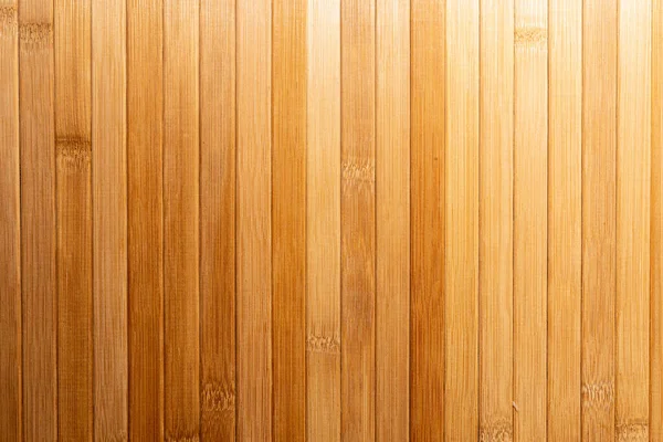 Fundo Feito Vertical Amarelo Bambu Laths Texture Fundo Bambu Marrom — Fotografia de Stock