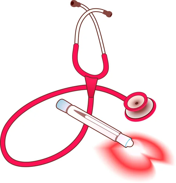 Stethoscope Medical Listener Medical Stethoscope Medical Instruments Items Procedure Examining — Foto de Stock