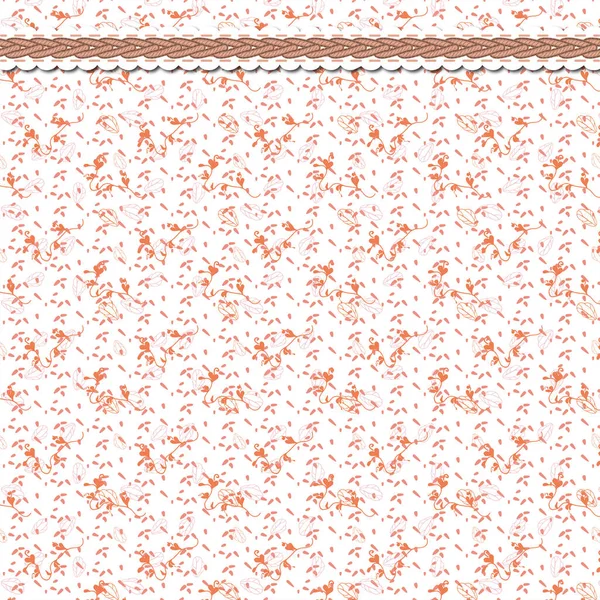 Floral Pattern Lace Embroidery Backgrounds Seamless Scrapbooking Needlework Printing All —  Fotos de Stock