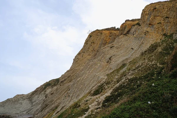 Flysches Zumaia Costa Vasca Declarada Patrimonio Humanidad Por Unesco Formaciones —  Fotos de Stock