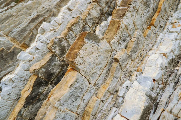 Die Flysches Von Zumaia Baskische Küste Von Der Unesco Zum — Stockfoto