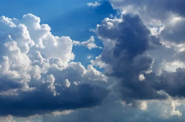 Nuvens Fofas Céu Azul Céu Fundo — Fotografia de Stock