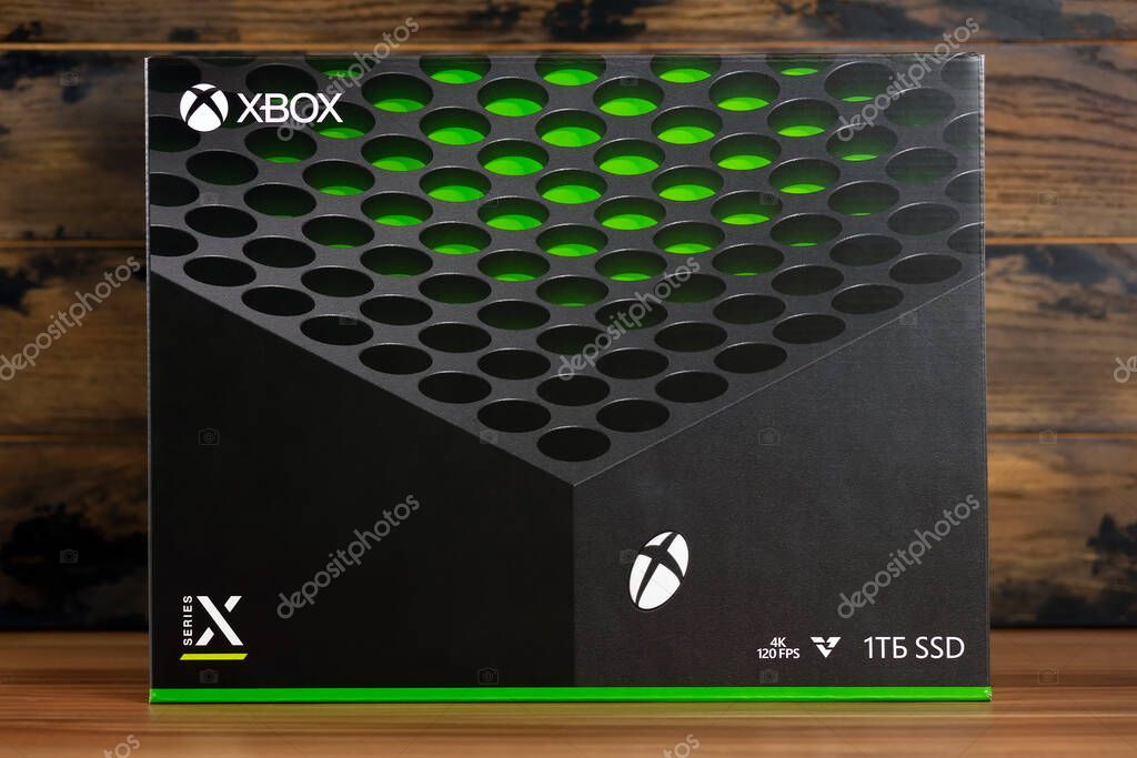 Moscow/Russia - 2020, November 03: New video game console Xbox Series X
