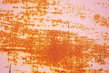 Paslı metal arka plan dokulu. Paslı metal duvar kırık. Backg