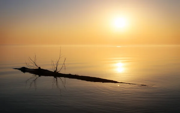 Bel Océan Accroc Lever Soleil Dans Mer — Photo