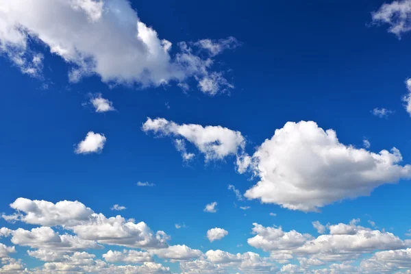 Błękitne Niebo Chmurami Skład Natury — Zdjęcie stockowe