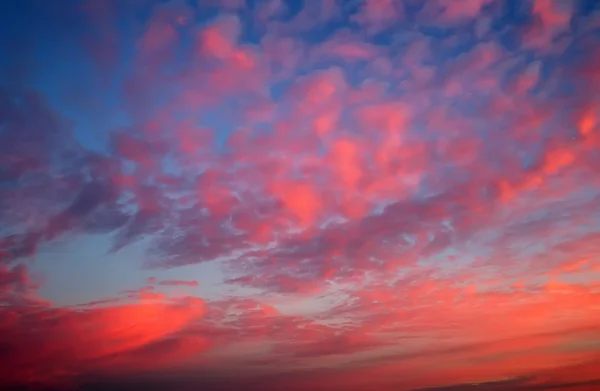 Fiery Orange Sunset Sky Beautiful Sky — Stock Photo, Image
