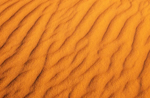Piasek pustyni tło. Złoto pustyni na zachodzie słońca — Zdjęcie stockowe