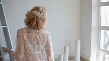 Model poz için fotoğrafçı Studio
