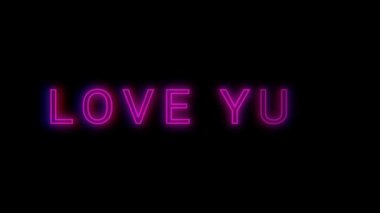 Seni seviyorum neon fon