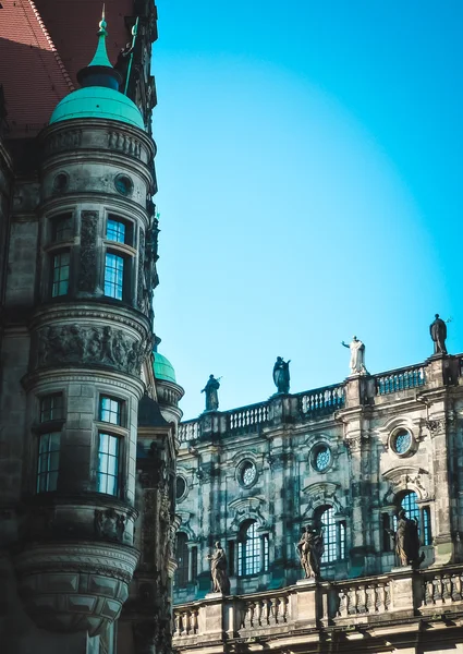 Elements of ancient European building — Stock Photo, Image