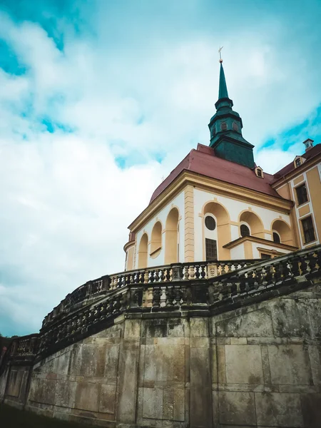 Weergave van Schloss Morizburg in Duitsland — Stockfoto