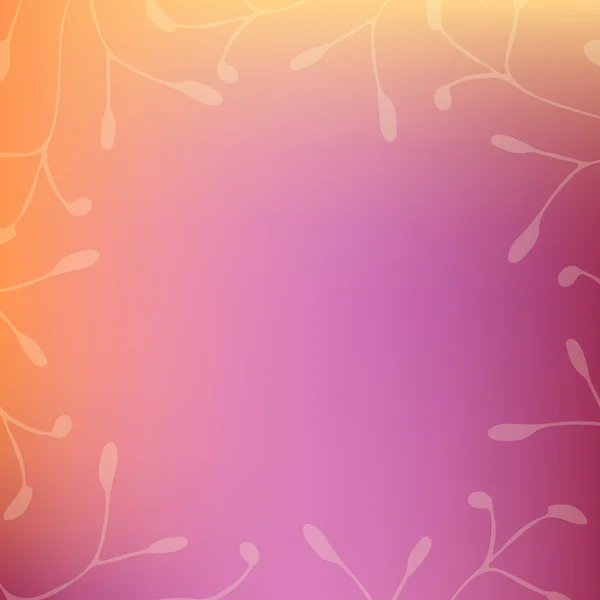 Çiçek el çizilen çerçeve