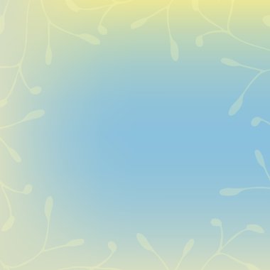 Çiçek el çizilen çerçeve